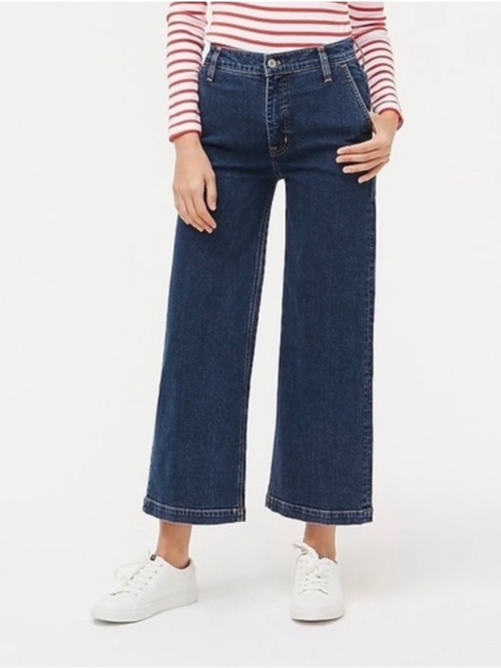 J.Crew Wide Leg Crop Jeans